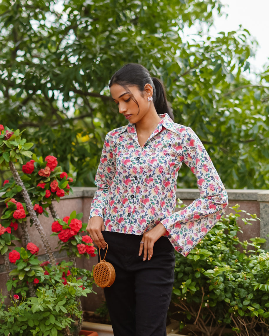 PETAL FLARE SHIRT