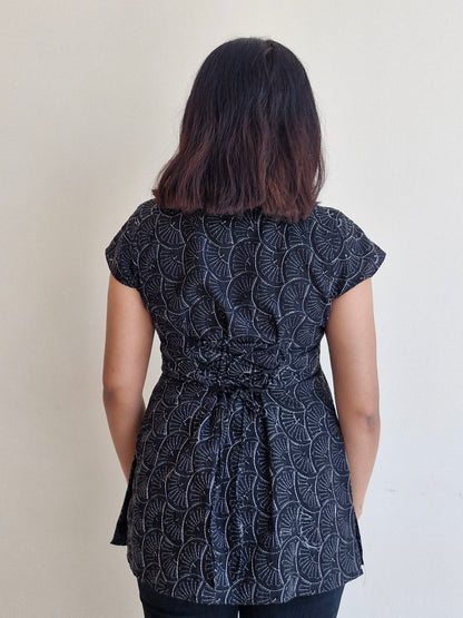 THE NOIR BLOOM KURTI