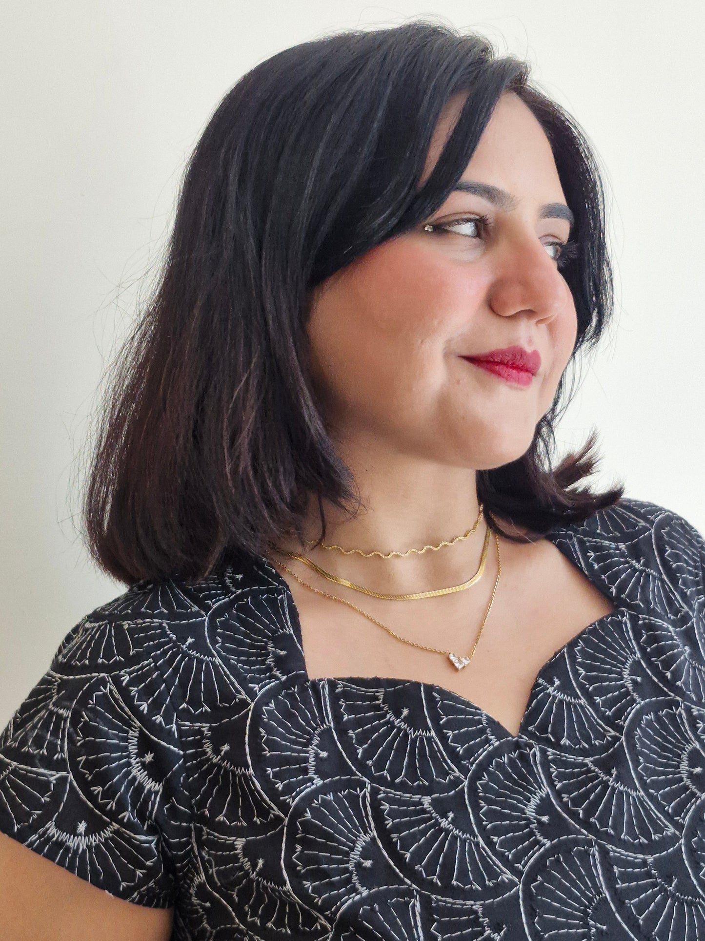 THE NOIR BLOOM KURTI