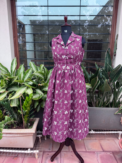 COLLARED CORSET DRESS