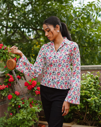 PETAL FLARE SHIRT